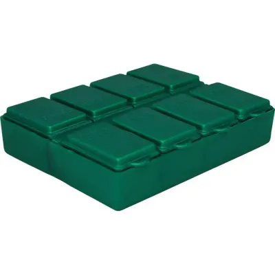 Porta Comprimido Verde Plastico