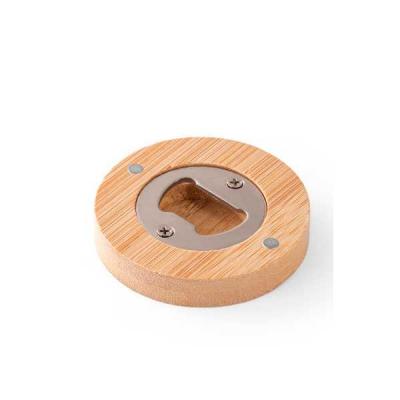Porta Copos em Bambu Com Descapsulador Personalizado