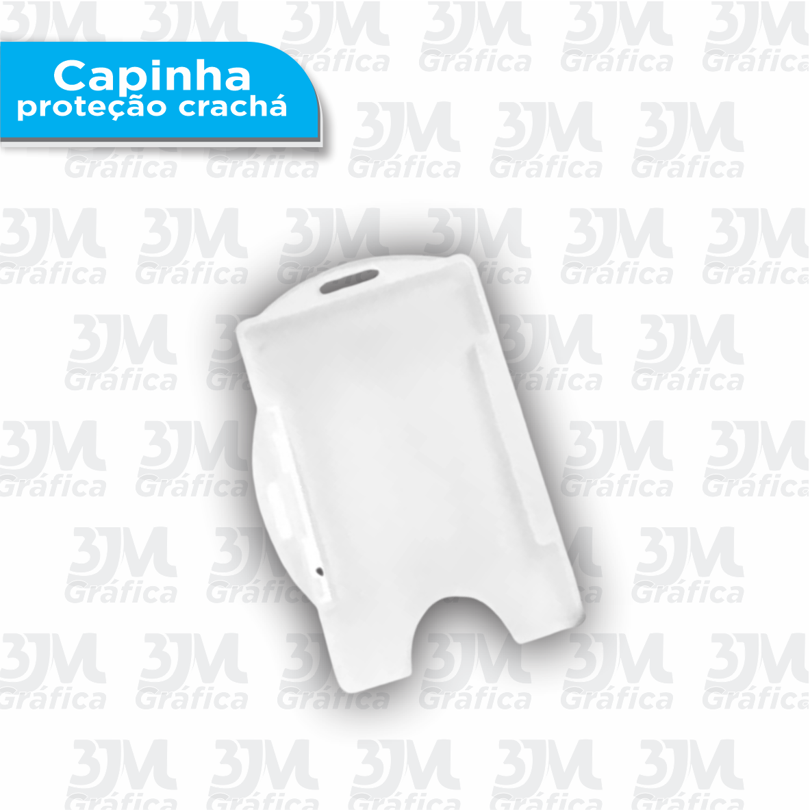 Porta Crachá 8,6 x 5,1cm