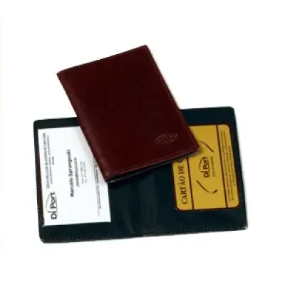Porta Documento em Material Sintetico Com Logomarca em Baixo Relevo