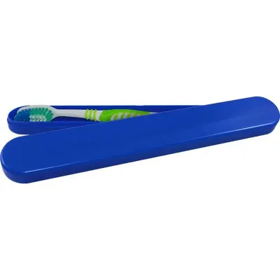 Porta Escova Dental Azul Plastico