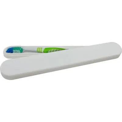 Porta Escova Dental Branco Plastico