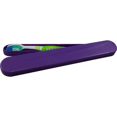 Porta Escova Dental Lilas Plastico