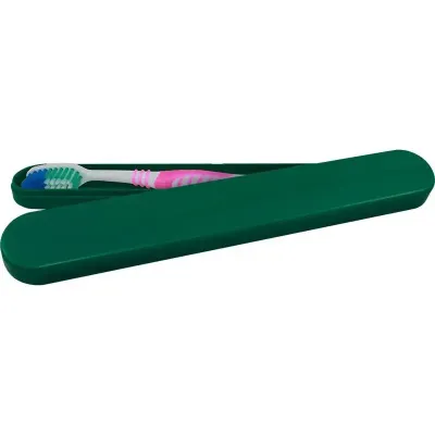 Porta Escova Dental Verde Plastico