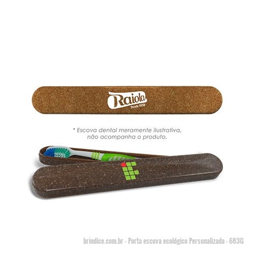 Porta Escova Ecologico Personalizada