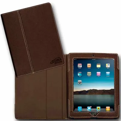 Porta Ipad 10 Confeccionado em Couro Legitimo Sintetico ou Ecologico Recouro Com Acesso ao Bota