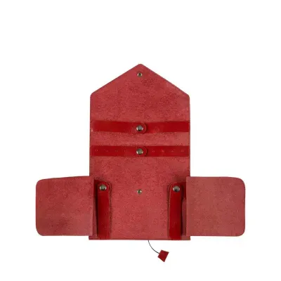 Porta Joias Com Fecho em Dois Botoes de Ouro