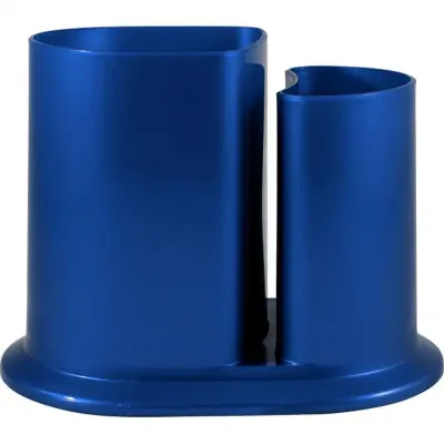 Porta Lapis Duo Azul Plastico