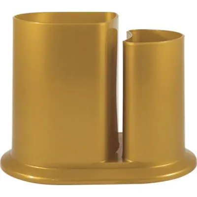 Porta Lapis Duo Dourado Plastico