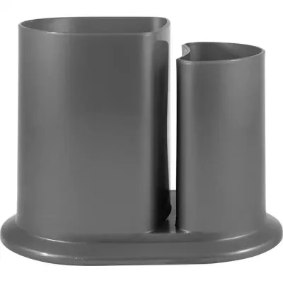 Porta Lapis Duo Prata Plastico