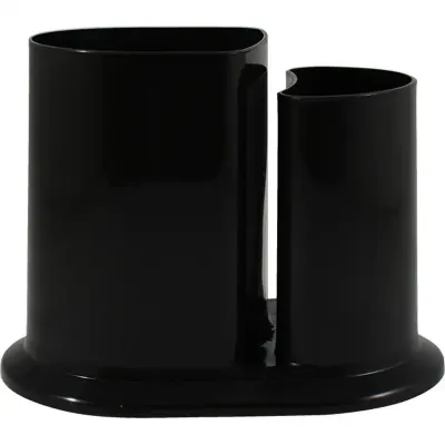 Porta Lapis Duo Preto Plastico