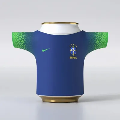Porta lata camisa personalizada
