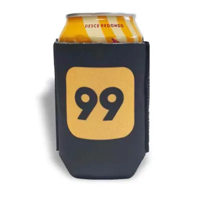Porta Latas de Neoprene na Cor Preto