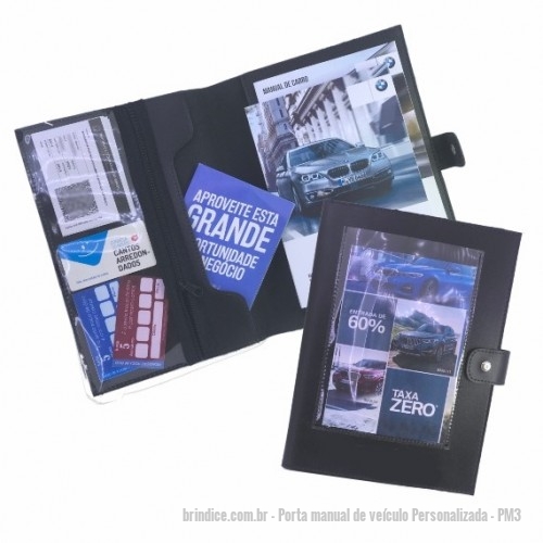 Porta Manual De Veiculo Personalizada