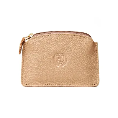 Porta Moedas Slim em Couro Com Ziper