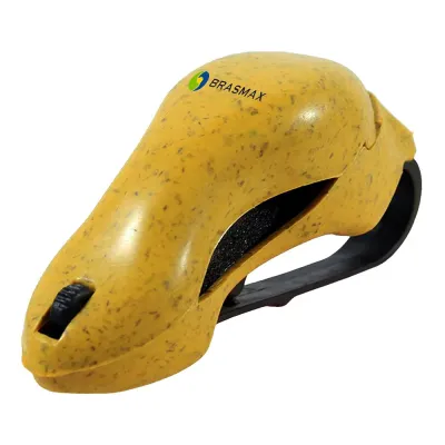 Porta Oculos Fibra Madeira Green Colors Amarelo