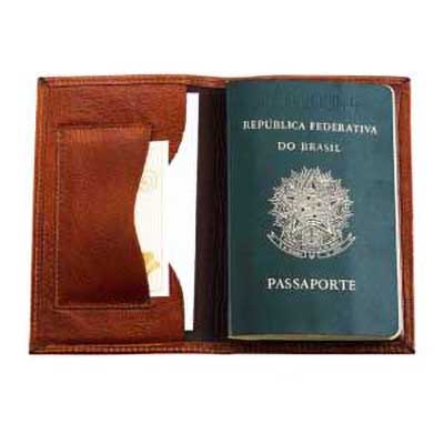 Porta Passaporte Com 1 Porta Cartao Pespontado Glv00843