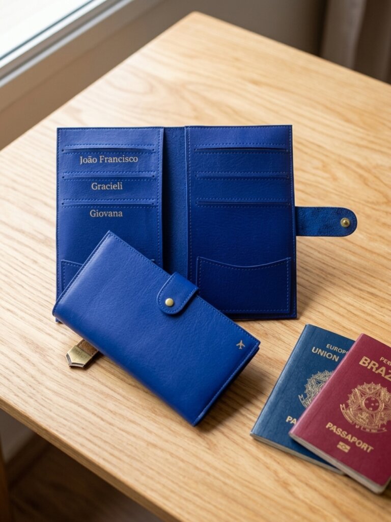 Porta Passaporte Família – Cramby Presentes Personalizados