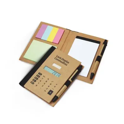 Porta Recado Calculadora Solar Com Caneta