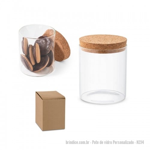 Pote De Vidro Personalizado