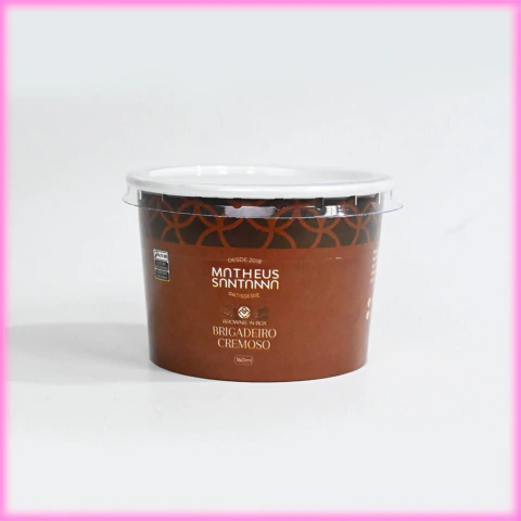 Pote para Bolo no Pote Personalizado com tampa 160ml - 500 und
