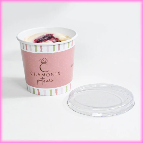 Pote para Bolo no Pote Personalizado com tampa 210ml - 500 und
