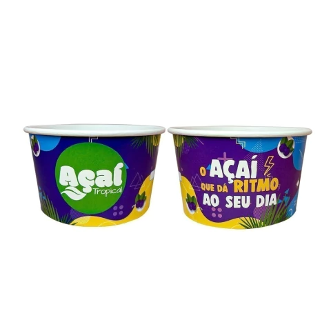 Pote Personalizado P/ Açaí 550ML A01- 100 Und