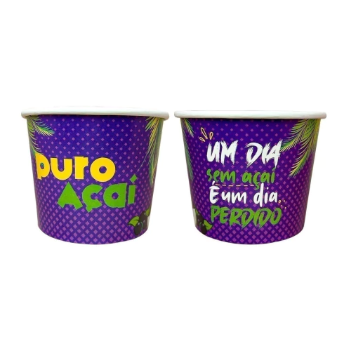 Pote Personalizado P/ Açaiteria 360ML A02- 100 Und