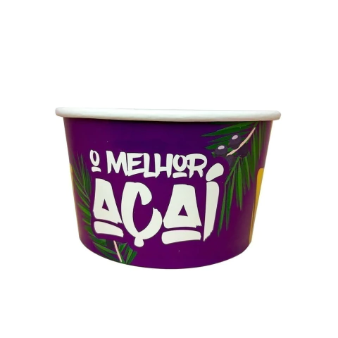 Pote Personalizado P/ Açaiteria 550ML A02- 100 Und