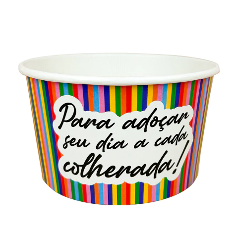 Pote Personalizado P/Sorveteria 550ML- Arte 01
