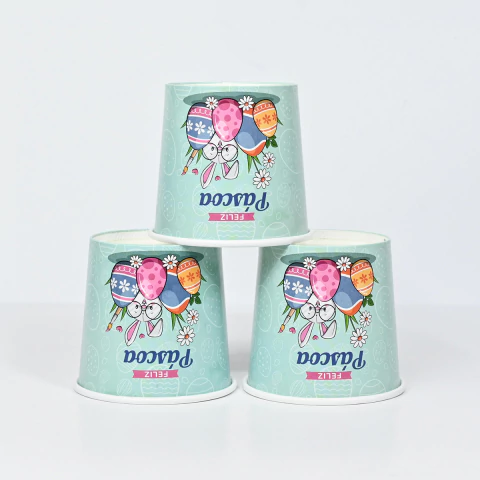 Pote Personalizado SHOPEE 210ml - PÁSCOA 2026 MOD 01 - 100 unidades