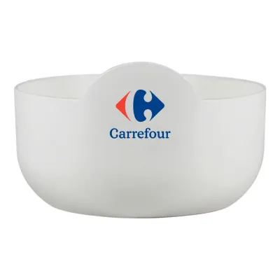 Pote Super Bowl Branco 475ml Plastico Premium