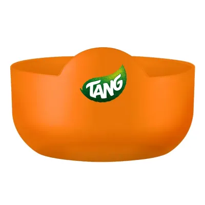 Pote Super Bowl Laranja Neon 475ml Plastico Premium
