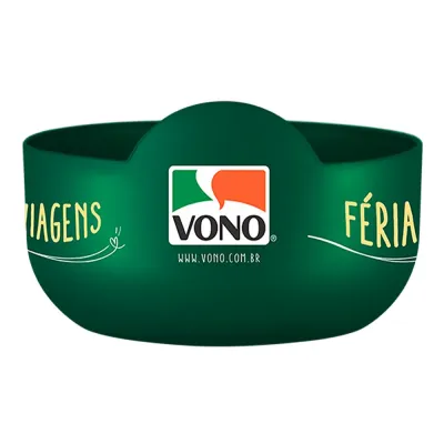 Pote Super Bowl Verde 475ml Plastico Premium