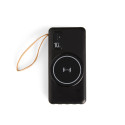 Power Bank 10.000mAh com Carregamento via Indução ou via Cabo - 09145