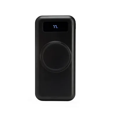 Power Bank 10000mah Com Carregamento Via Inducao ou Cabo