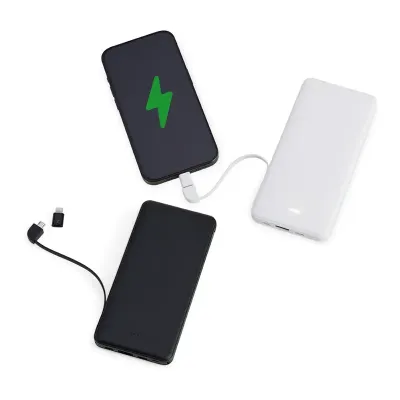 Power Bank 10000mah Com Indicador de Led