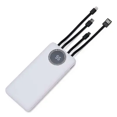 Power Bank 10000mah Com Lanterna e Multissaida