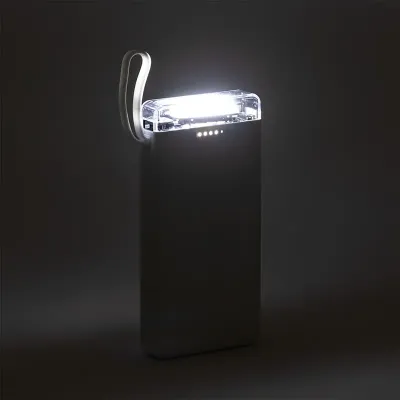 Power Bank 10000mah Com Lanterna Multissaidas