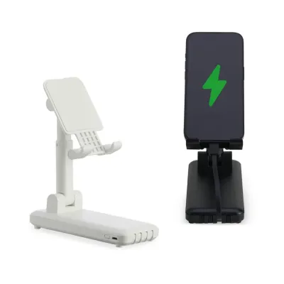 Power Bank 10000mah Multissaidas Com Suporte Para Celular