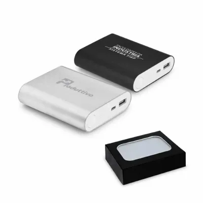 Power Bank Carregador Portatil Slim em Aluminio