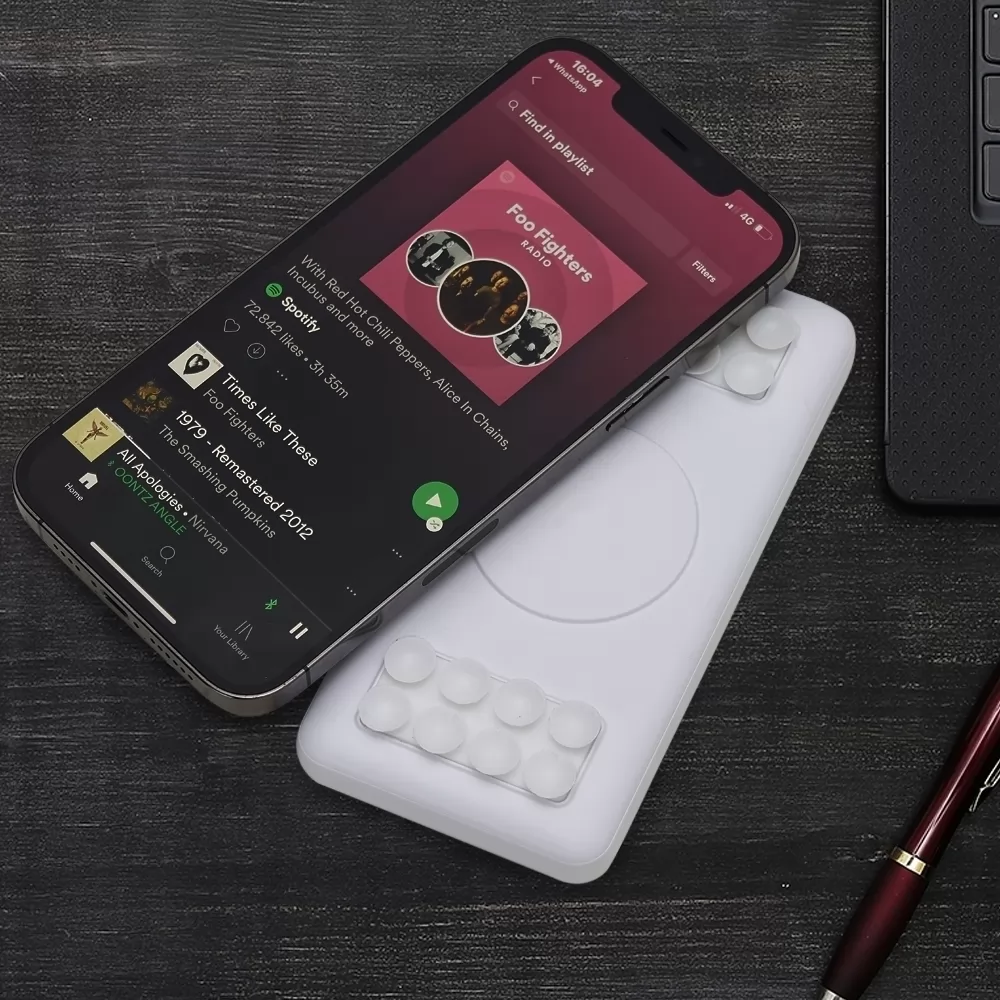 Power Bank Carregamento Via Indução Ou Via Cabo