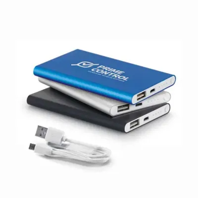 Power Bank em Aluminio Colorido Slim