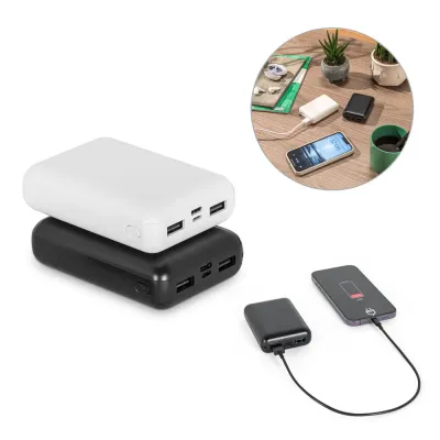 Power Bank Personalizado 10000 Mah em Abs Reciclado