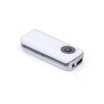 Power Bank Plastico Com Indicador Led