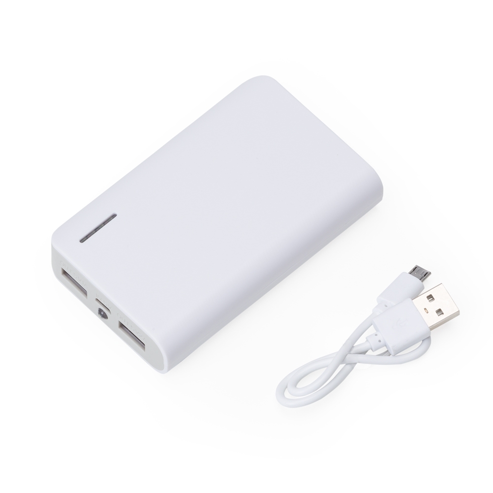 Power bank Plástico com Lanterna Personalizado — foto 3