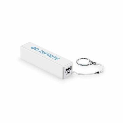 Powerbank em ABS 1.0 branco