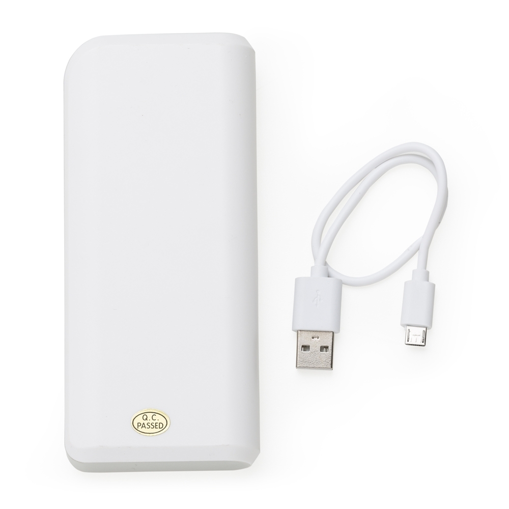 Powerbank Plástico com Lanterna Personalizado — foto 3