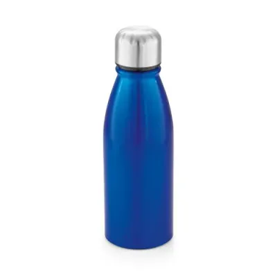 Praticidade e hidratação! Squeeze de alumínio 500ml, o brinde corporativo perfeito para dar destaque à sua marca na rotina do cliente.