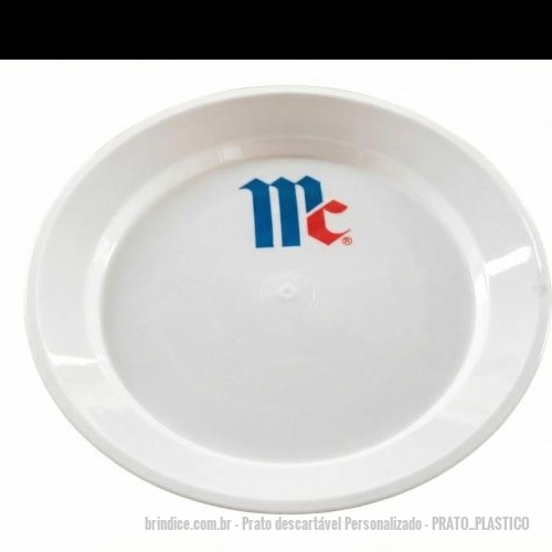 Prato Descartavel Personalizado